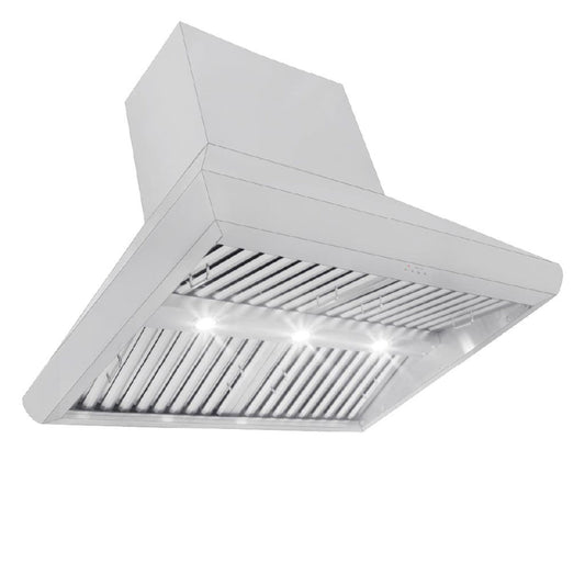Proline Island Range Hood, Ducted, 1200 CFM, Stainless Steel Finish - Proline PLJI 109