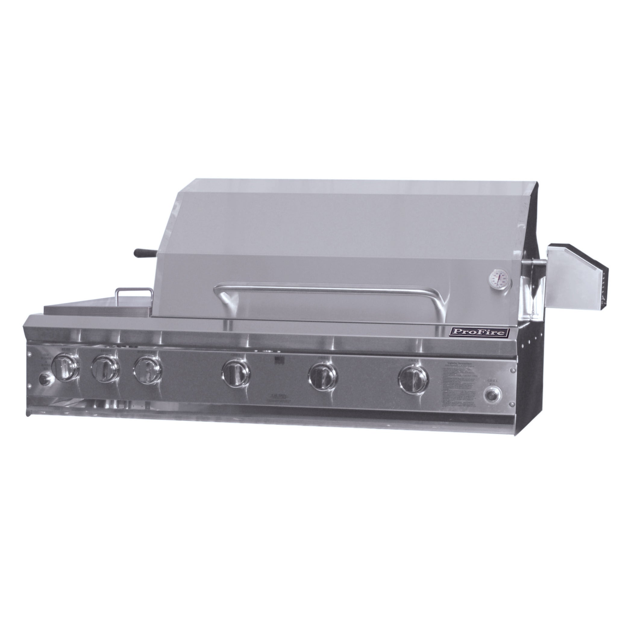 ProFire Briquette Series 48-Inch Built-In Grill Head With Double Side Burner - BQPF48S-P