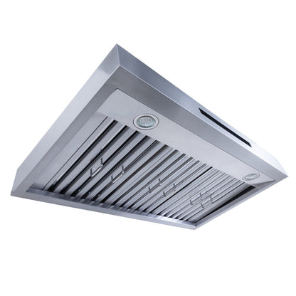 Proline King Air Stainless Steel Wall-Mounted Range Hood, 550/1200 CFM, Dream Home Series – PLSW KING AIR.30 BLACK