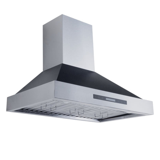 Proline King Air Stainless Steel Wall-Mounted Range Hood, 550/1200 CFM, Dream Home Series – PLSW KING AIR.30 BLACK
