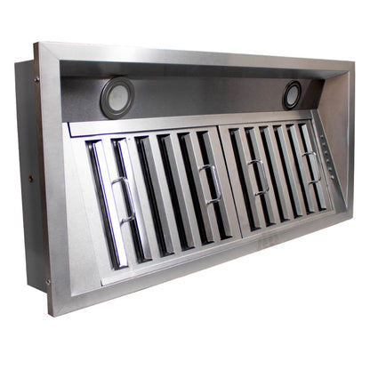 Insert Range Hood, Ducted, 600 or 1200 CFM, Stainless Steel Finish Proline - PLJL INS