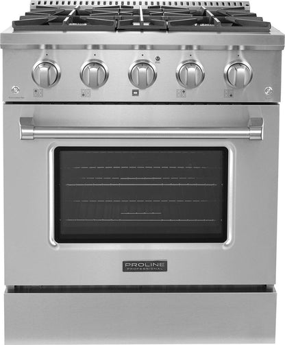 ProLine Dual Fuel Kitchen Range, 15,000 BTUs - PLSR 30GE