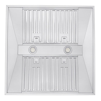 Proline  Island Range Hood, Ducted, 900/1800 CFM, Stainless Steel Finish - Proline PROSI