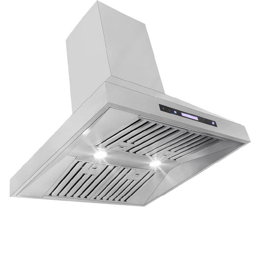 Proline  Island Range Hood, Ducted, 900/1800 CFM, Stainless Steel Finish - Proline PROSI