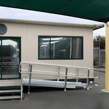 PVI OnTrac Wheelchair and Scooter Access Ramp with Handrails