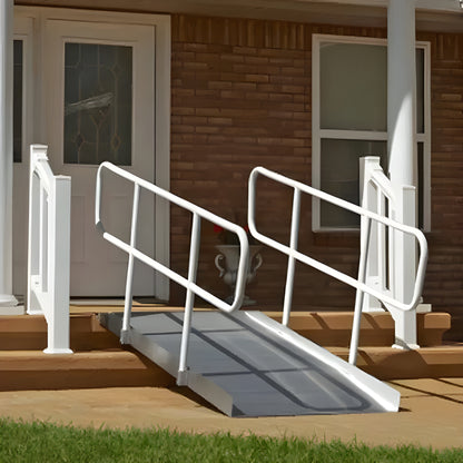 PVI OnTrac Wheelchair and Scooter Access Ramp with Handrails