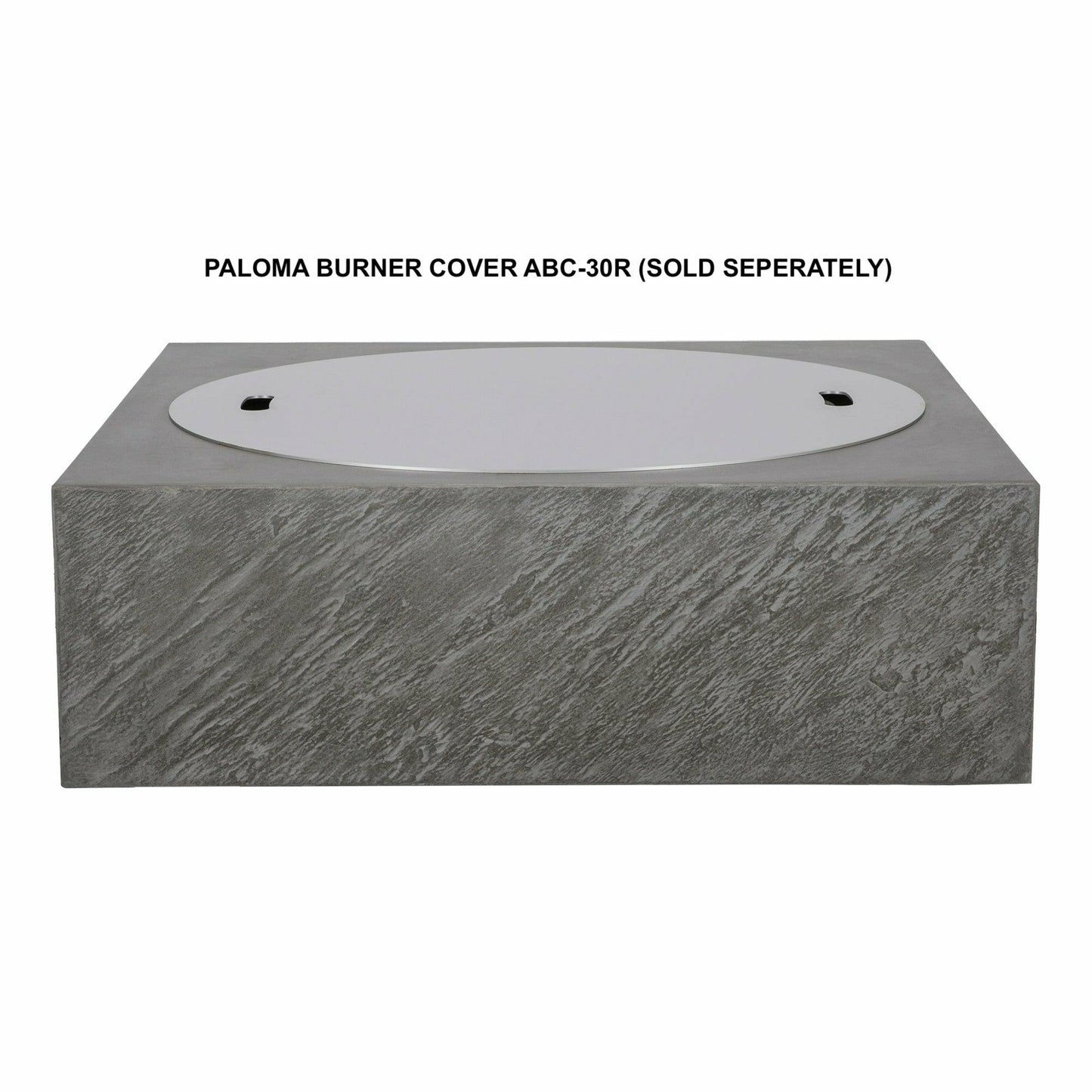 PyroMania Fire - Paloma Square Concrete Fire Pit Table - PA-CH-LP