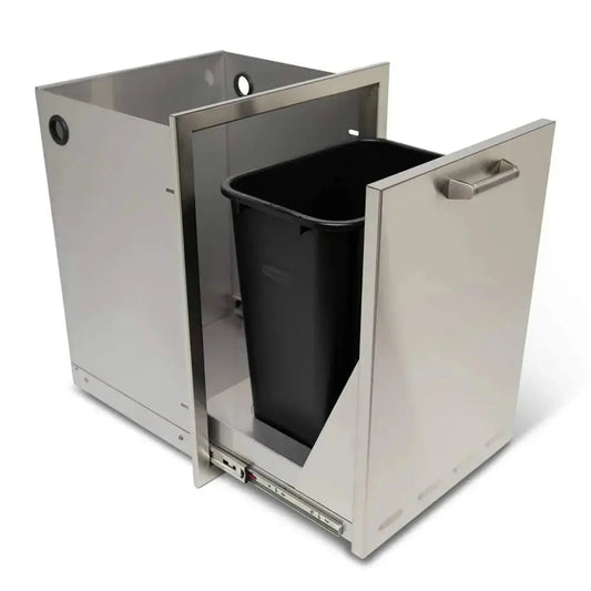 Quivira 20 Inch Rollout Propane/Trash Drawer with One Trash Can - 12039565