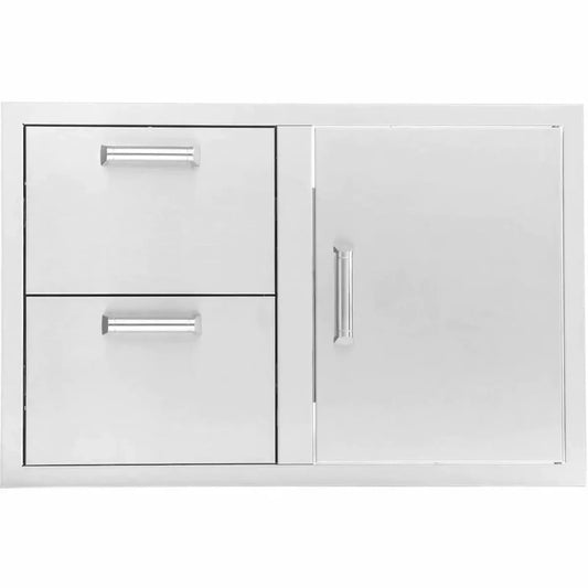 Quivira 32" Access Door & Double Drawer Combo with Reversible Door - 12042523