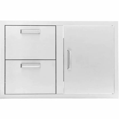 Quivira 32" Access Door & Double Drawer Combo with Reversible Door - 12042523