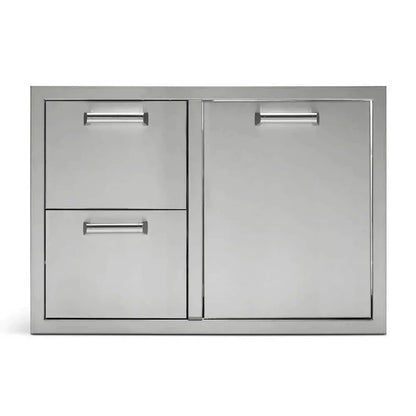 Quivira 32" Combo Trash/Propane Rollout with Two Drawers - 12039564