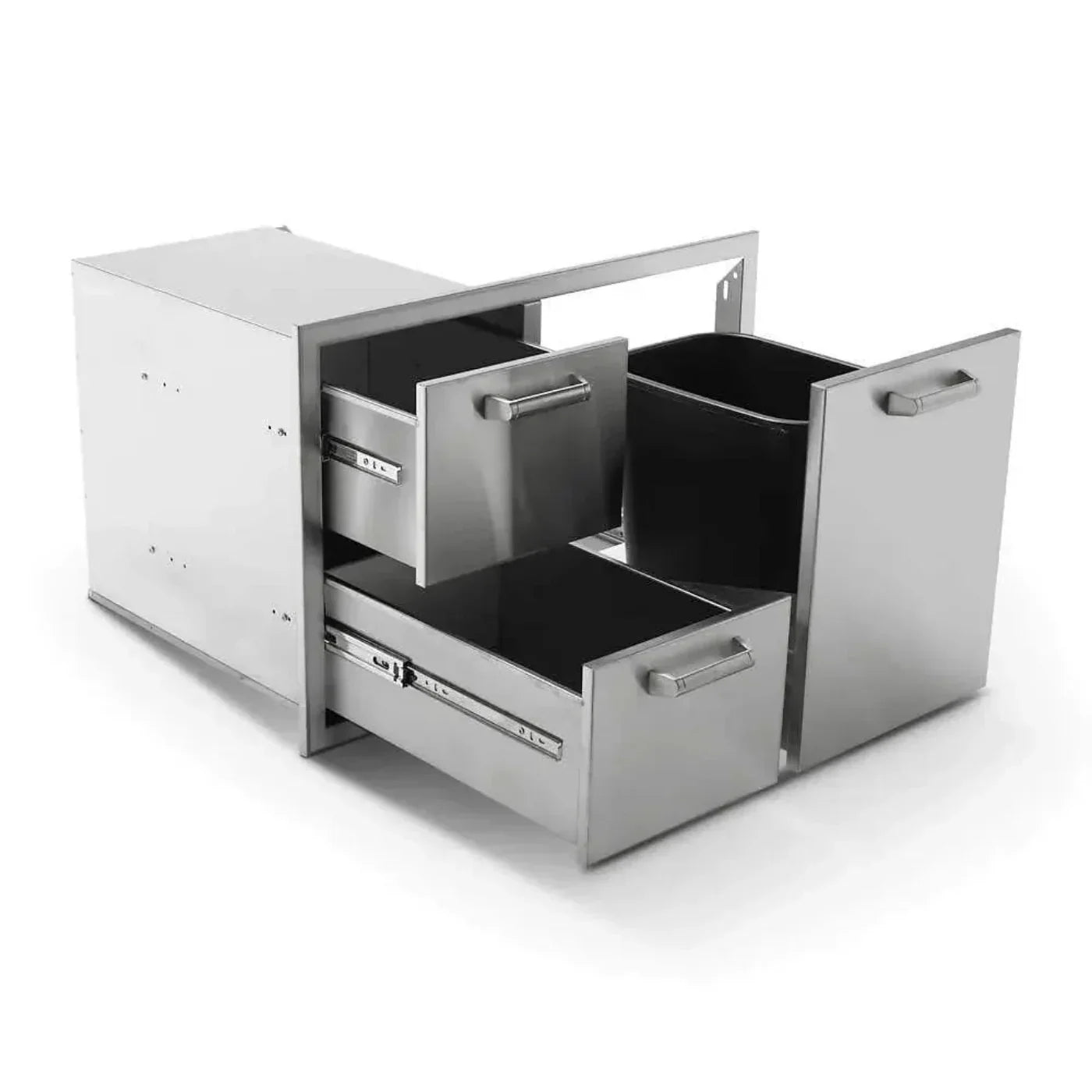 Quivira 36" Combo Trash Rollout with Two Drawers - 12022764