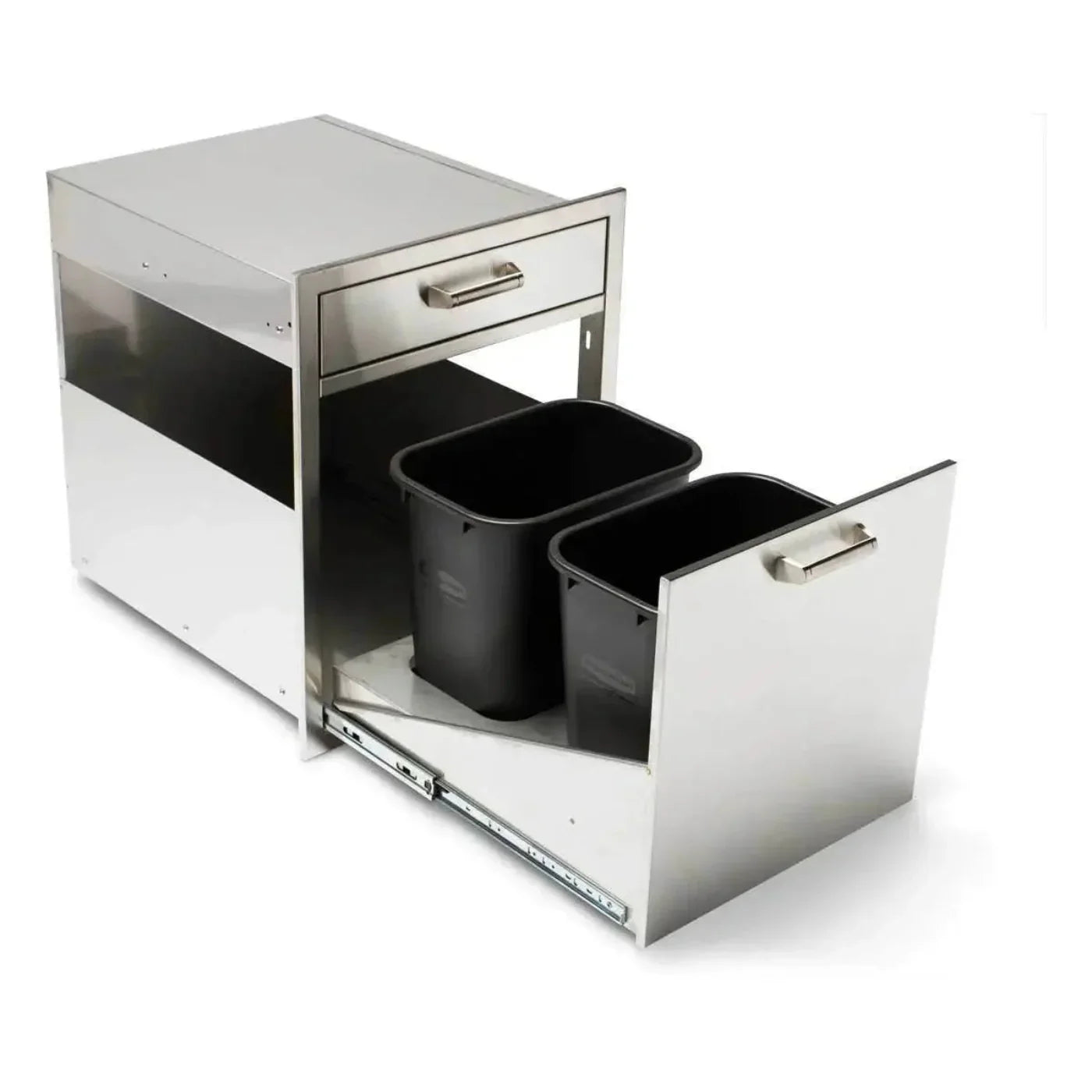 Quivira Trash and Recycle Rollout with Single Drawer - 12025667