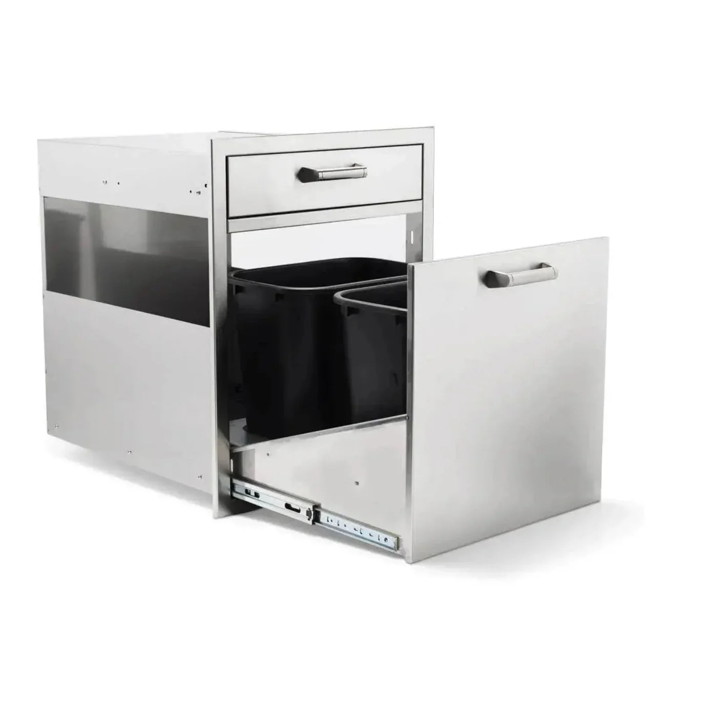 Quivira Trash and Recycle Rollout with Single Drawer - 12025667