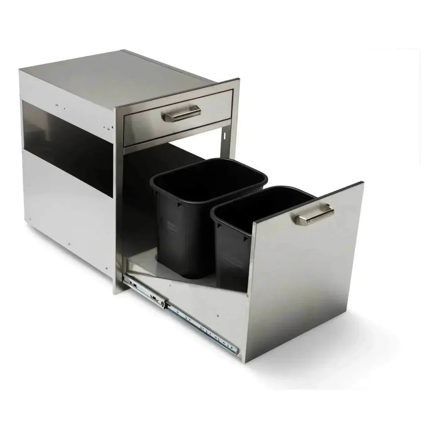 Quivira Trash and Recycle Rollout with Single Drawer - 12025667