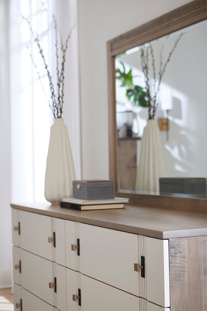 QW Amish Abshire 6 Drawer Dresser with Optional Mirror - 194W-ABD66