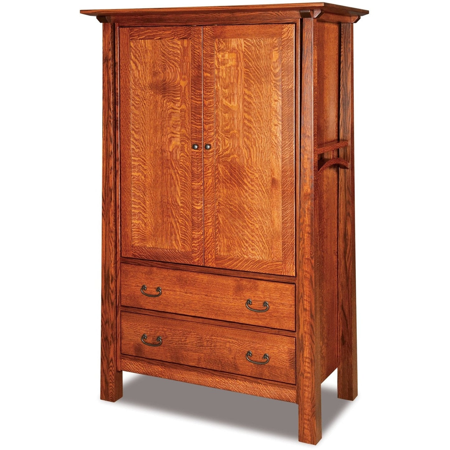 QW Amish Artesa 2 Drawer Armoire - 105R-JRA-041