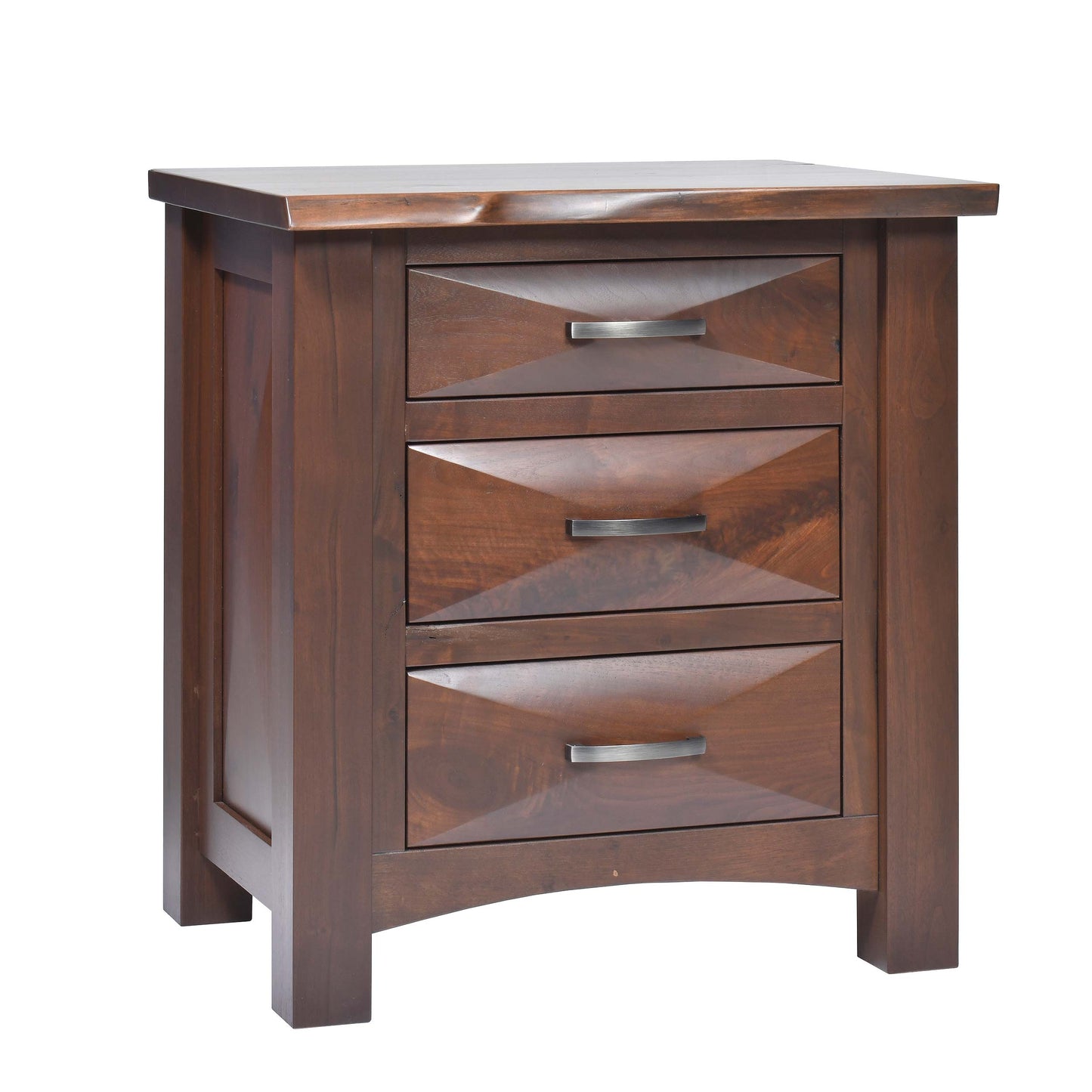 QW Amish Atley Live Edge Nightstand - 857W-ATL-111-LE-NS