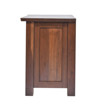 QW Amish Atley Live Edge Nightstand - 857W-ATL-111-LE-NS