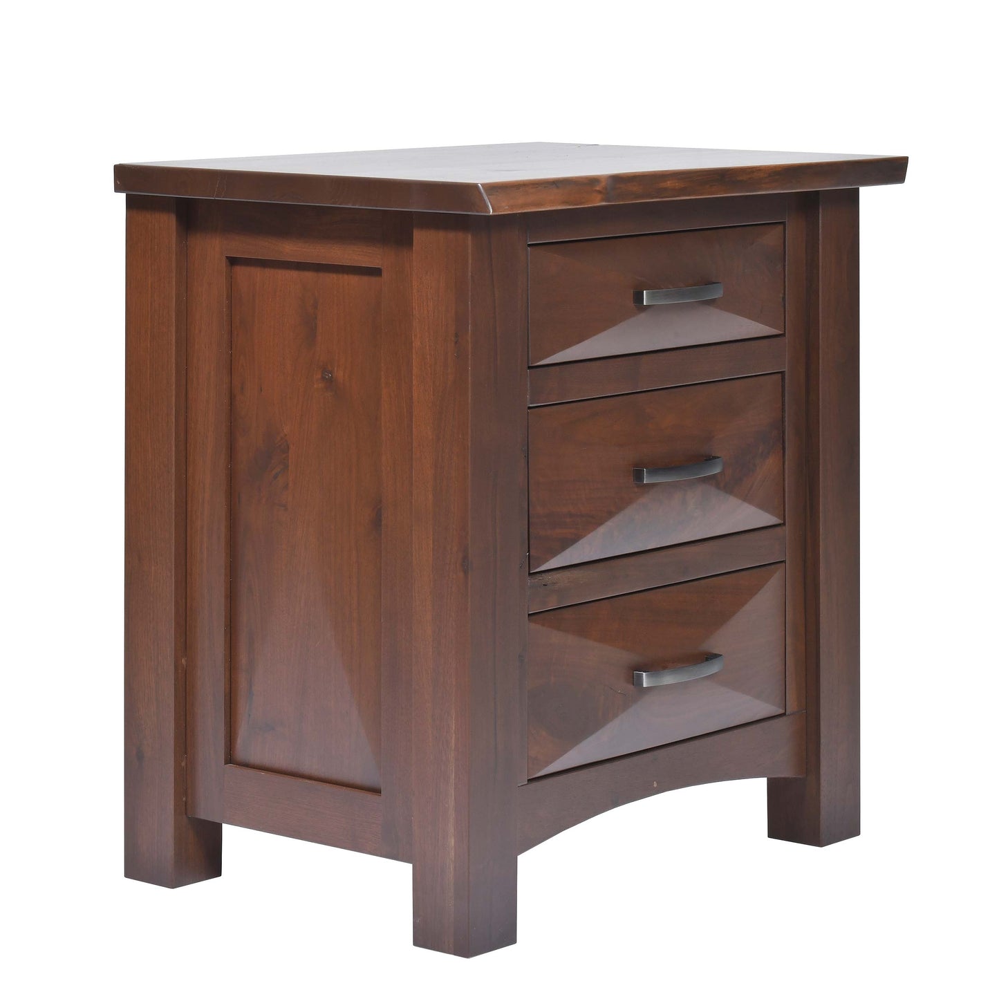 QW Amish Atley Live Edge Nightstand - 857W-ATL-111-LE-NS