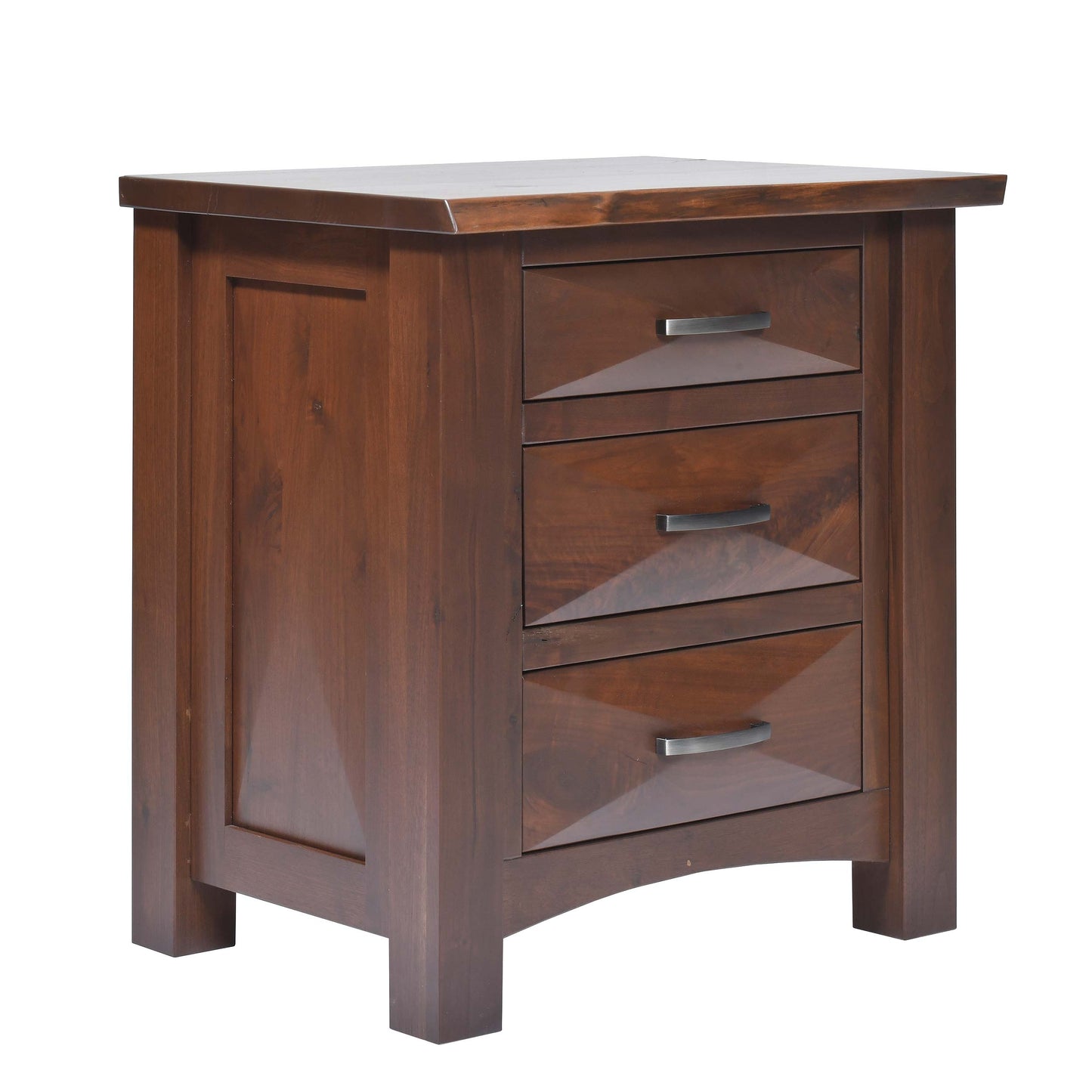 QW Amish Atley Live Edge Nightstand - 857W-ATL-111-LE-NS
