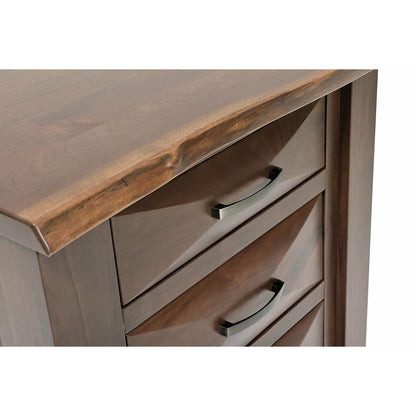 QW Amish Atley Live Edge Nightstand - 857W-ATL-111-LE-NS