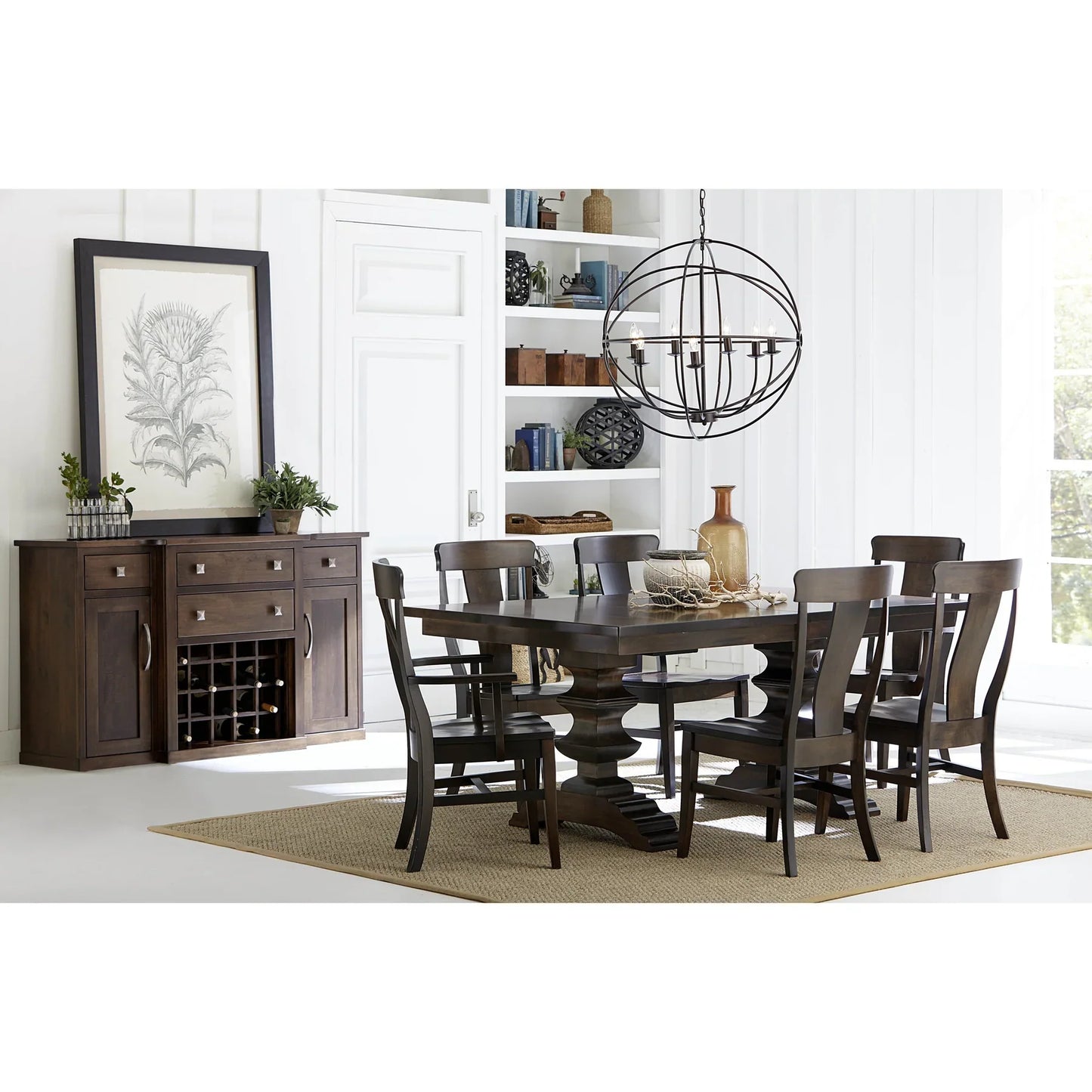 QW Amish Bartlett 7pc Set - 686D-BARTLETT