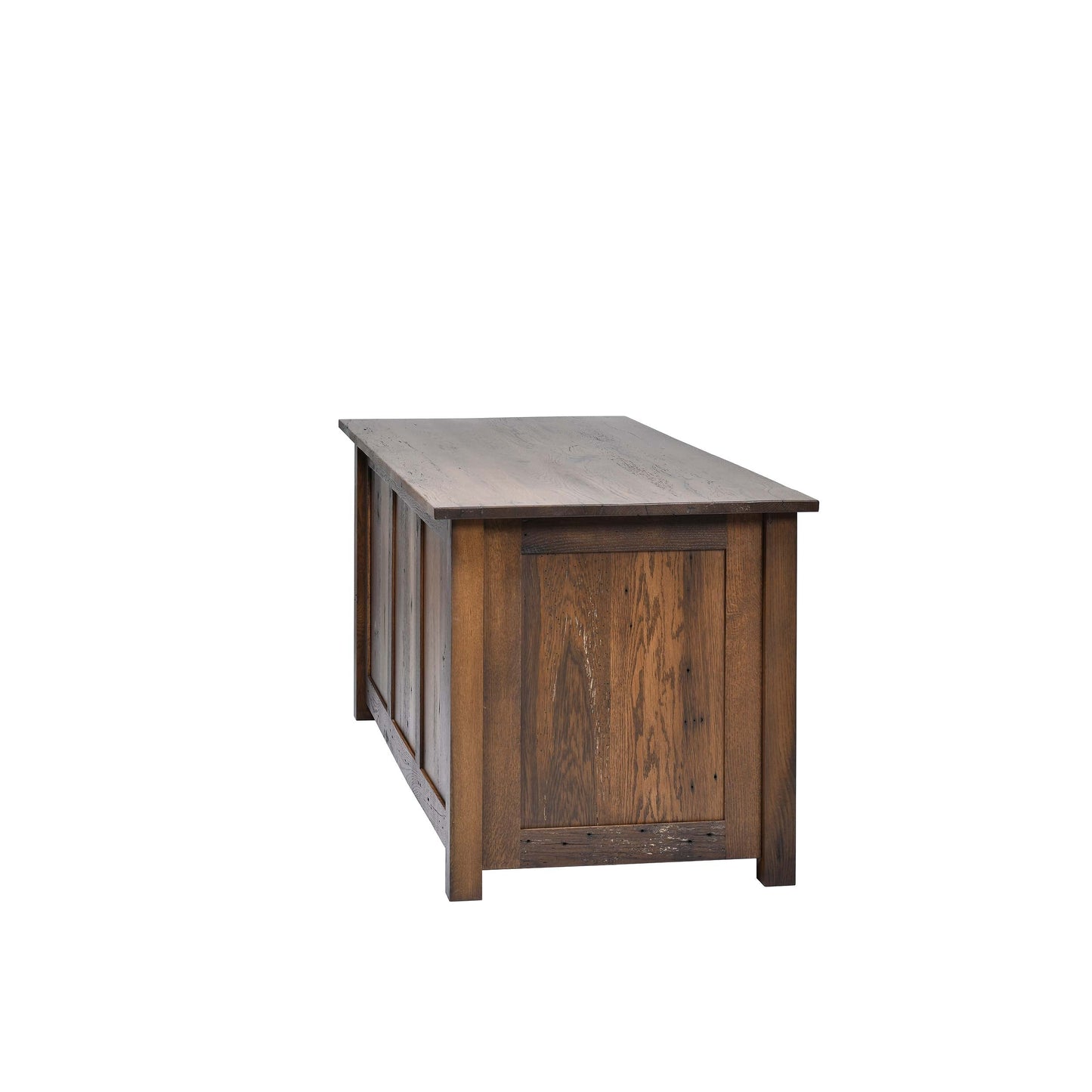 QW Amish Bozeman Reclaimed 72" Executive Desk - 857W-1401