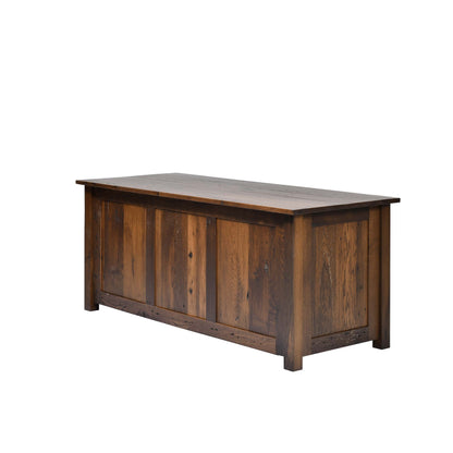 QW Amish Bozeman Reclaimed 72" Executive Desk - 857W-1401