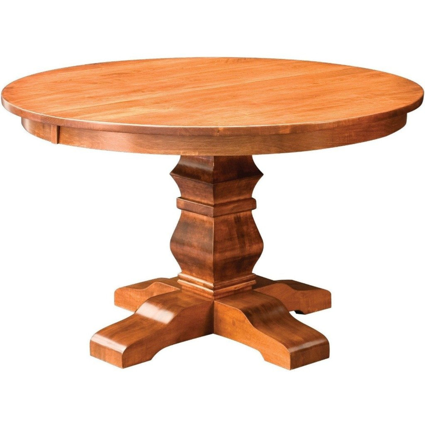 QW Amish Bradbury Single Pedestal Table - 149W-BRADBURY-SINGLE