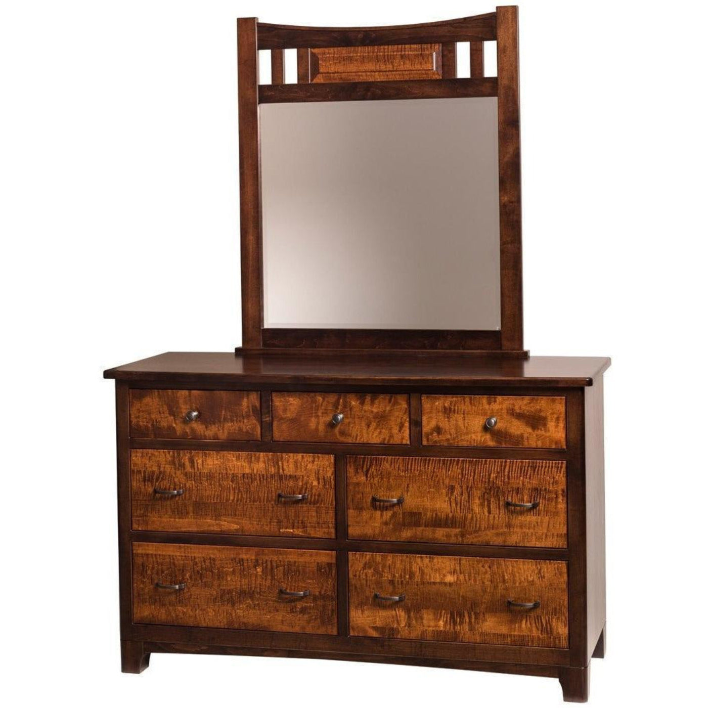 QW Amish Brockton Dresser & Optional Mirror - 191F-BT-1615