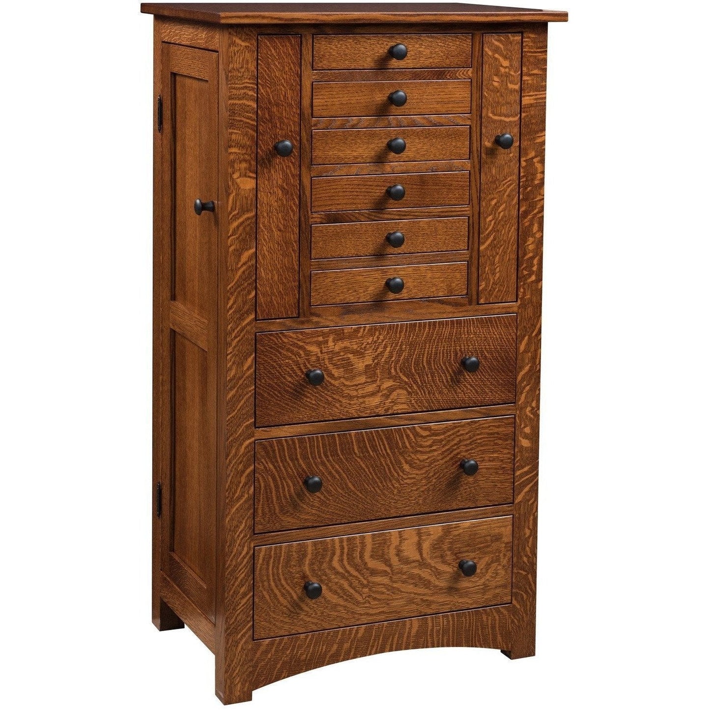 QW Amish Bungalow Mission Jewelry Armoire - 195F-154