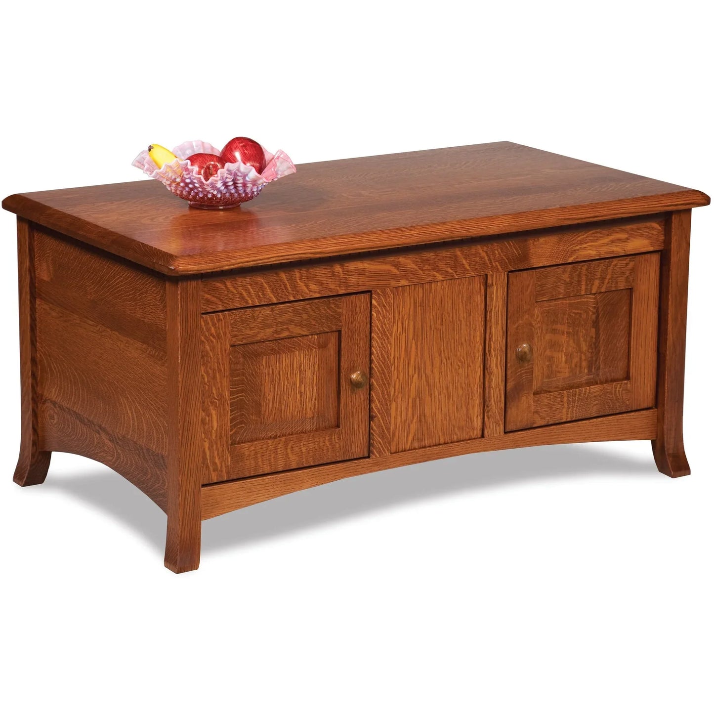 QW Amish Carlisle Enclosed Coffee Table - 639V-FVCT-CR-EN