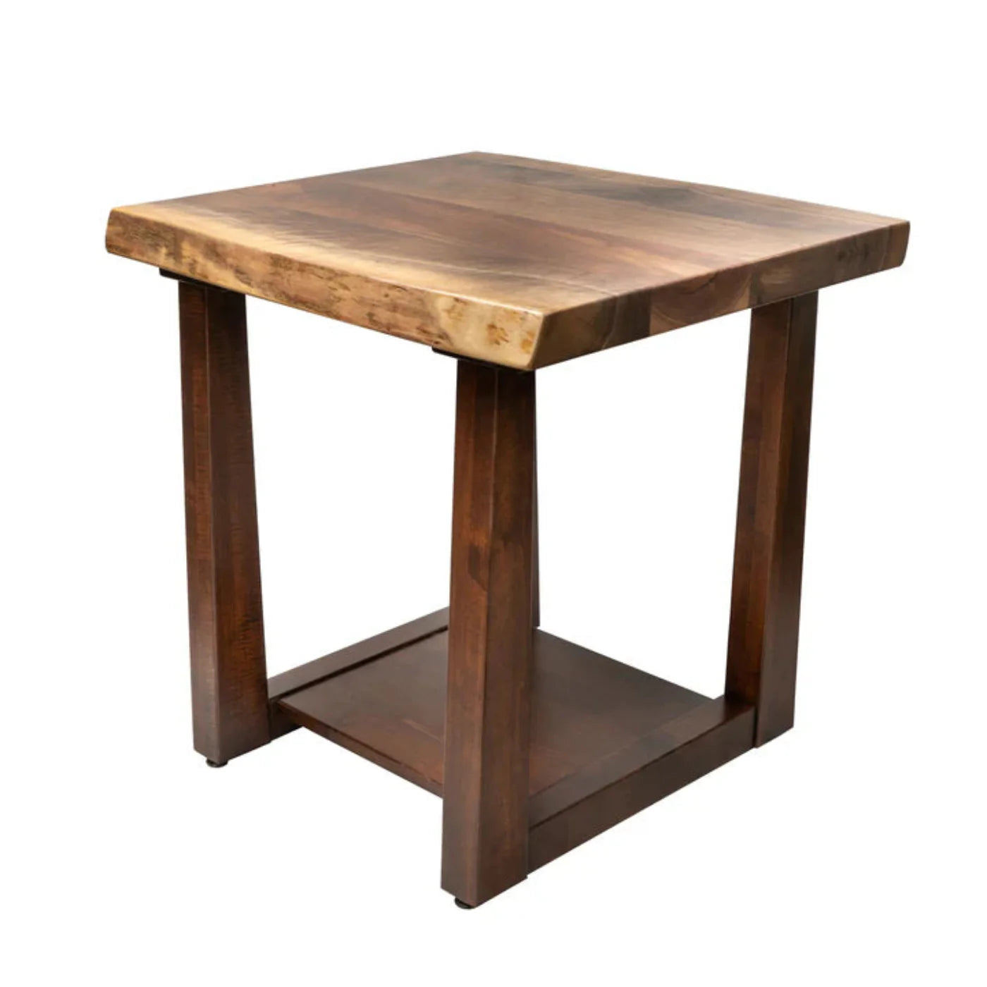 QW Amish Central Park Live Edge End Table - 196R-CPET-2224