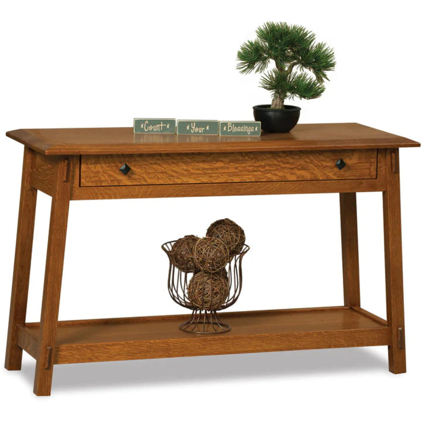 QW Amish Colbran Open Sofa Table - 639V-FVST-CB