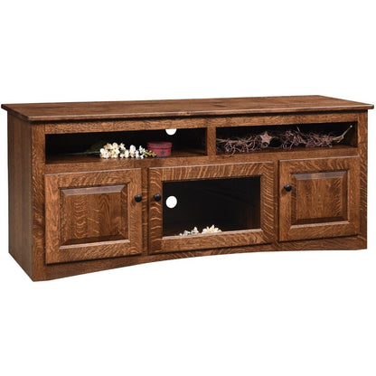 QW Amish Eco Contempo 60" TV Stand - 25"H - 184O-ECO-6025