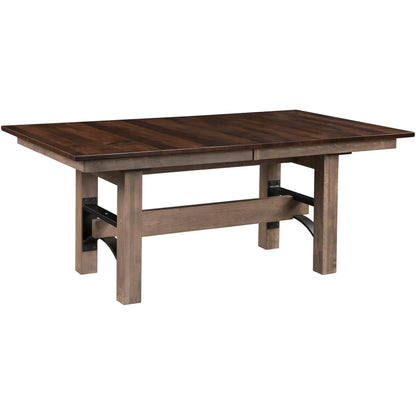 QW Amish Frontier Trestle Table - 844T-HTS1300-4260
