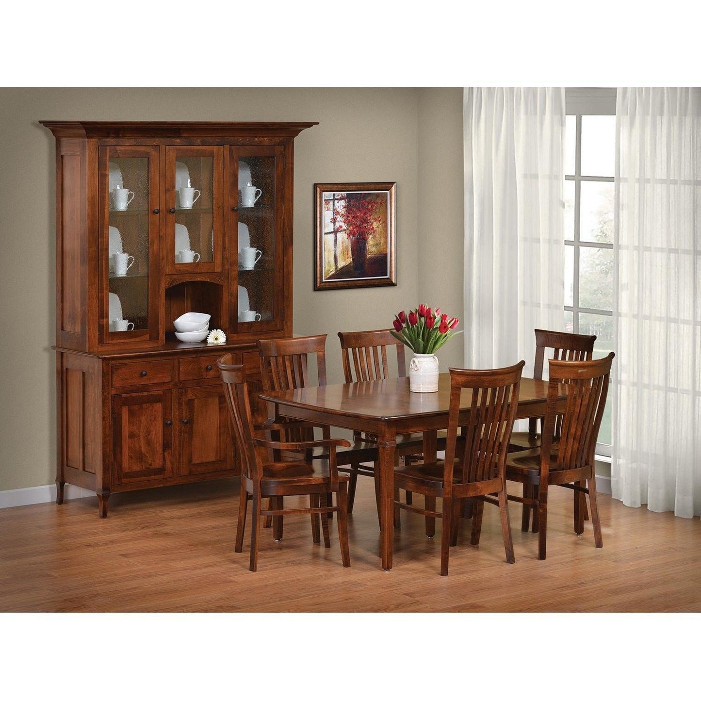 QW Amish Jacob Martin 3 Door Buffet - 747O-G10-33