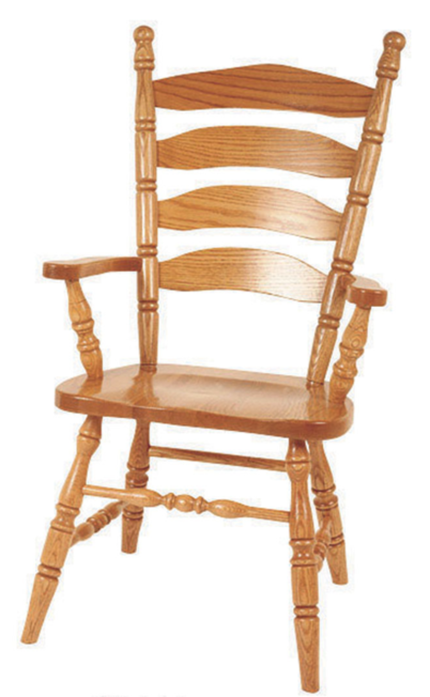 QW Amish Ladder Arm Chair - 852W-AC8