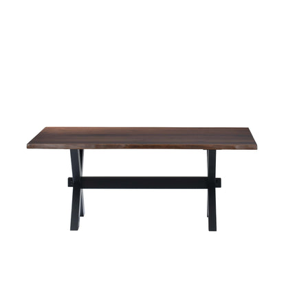QW Amish Manhattan Live Edge Table - 371Y-MANHATTAN