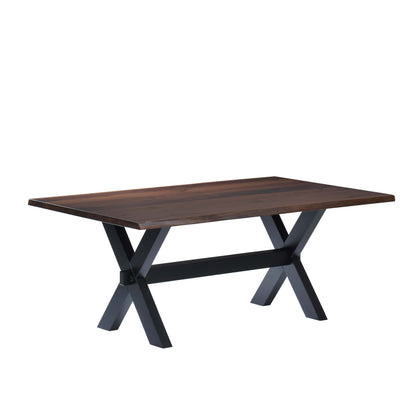 QW Amish Manhattan Live Edge Table - 371Y-MANHATTAN