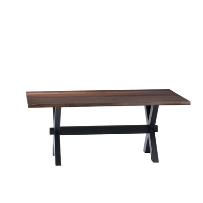 QW Amish Manhattan Live Edge Table - 371Y-MANHATTAN