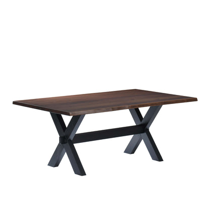 QW Amish Manhattan Live Edge Table - 371Y-MANHATTAN