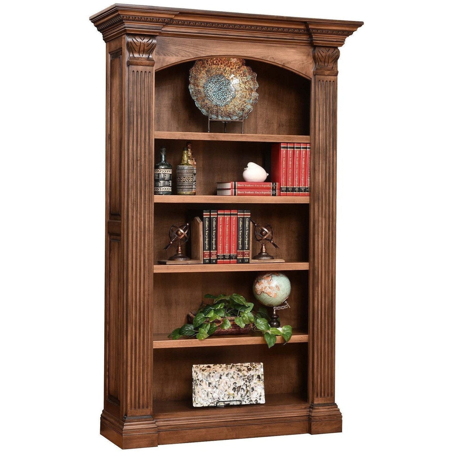 QW Amish Montereau Office Bookcase - 450C-MON-1611