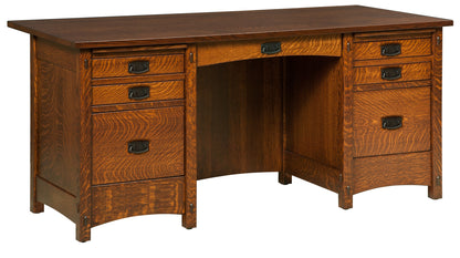 QW Amish Signature Mission Secretary Desk - 124B-LA-SIG-3066-EX