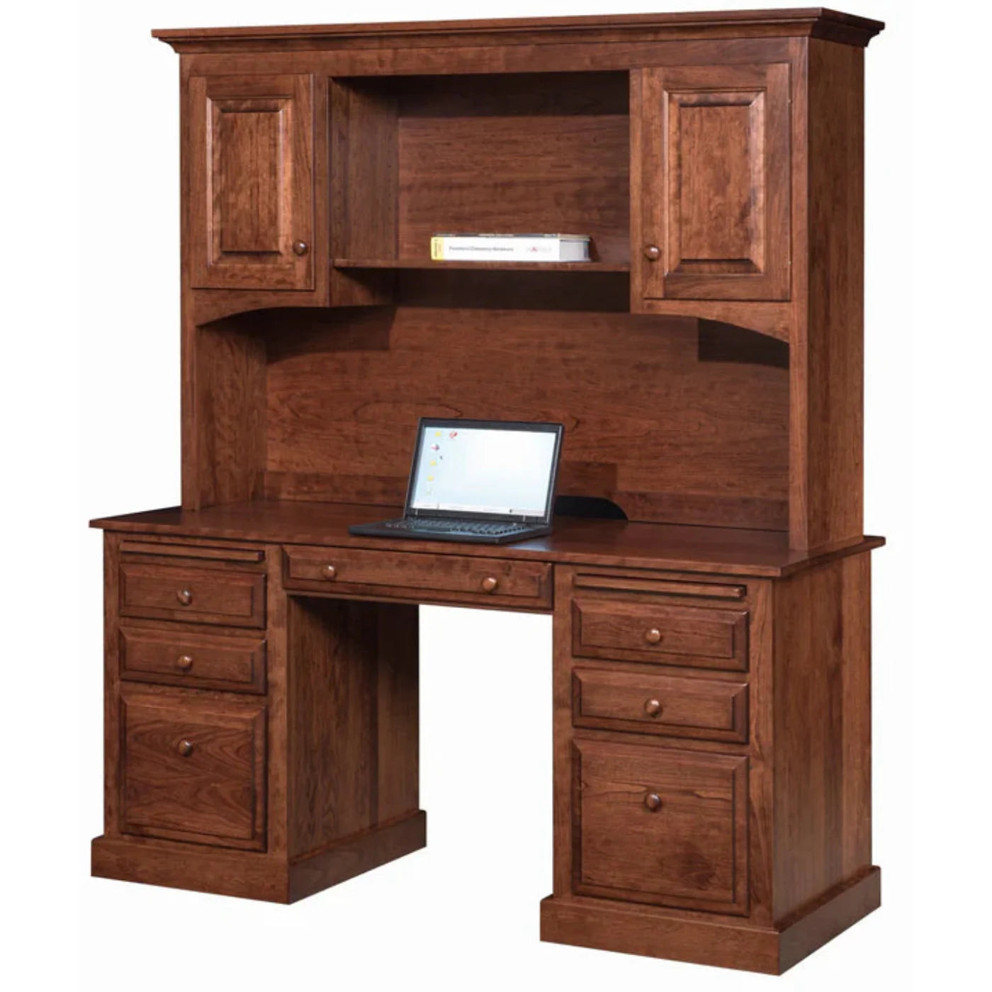 QW Amish Traditional Desk w/ Optional Hutch - 109L-TDPD-2362