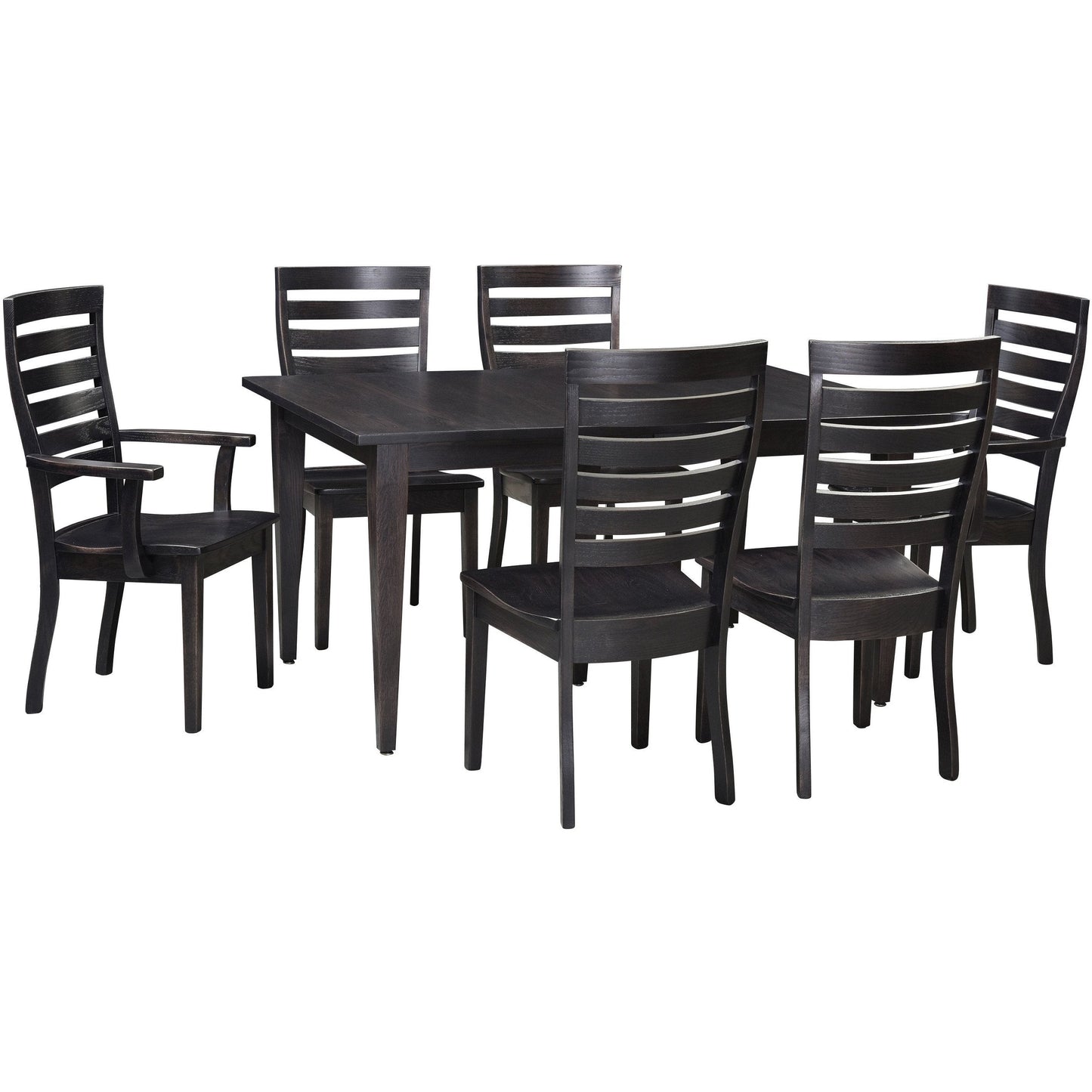 QW Amish Wakefield 7pc Dining Set - 371Y-234G-WAKEFIELDSET