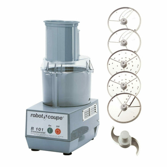 Robot Coupe R101P Combination Cutter and Vegetable Slicer with 2.5 Qt. Gray Bowl - R101Prime-LOCAL