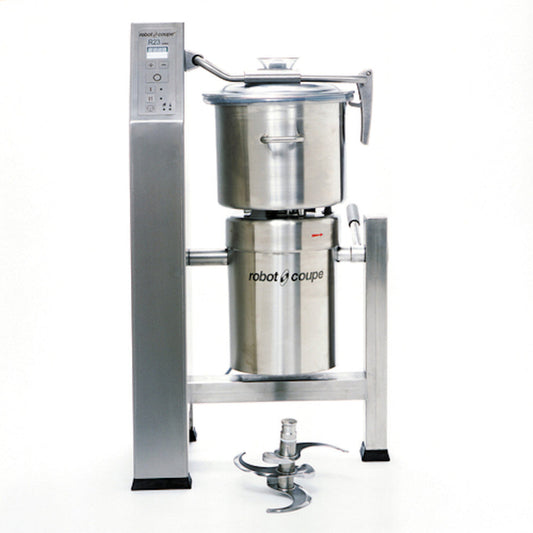 Robot Coupe R23T Vertical Food Processor with 24 Qt. Stainless Steel Bowl - RCR23T