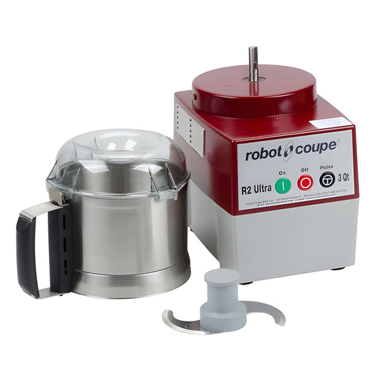 Robot Coupe 3 Qt. Stainless Steel Bowl Single Speed Combination Processor - 1 Hp / 120V - R2N Ultra
